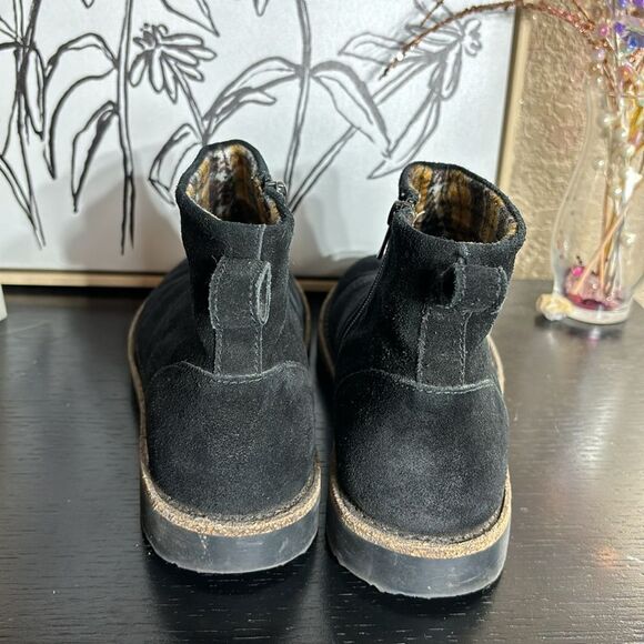 Birkenstock women’s melrose boots black suede 41L side zipper - Picture 2 of 8